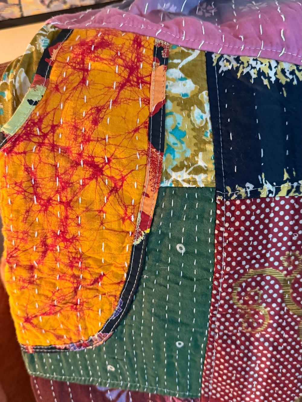 Patchwork pants NWOT - Picture 2 of 4